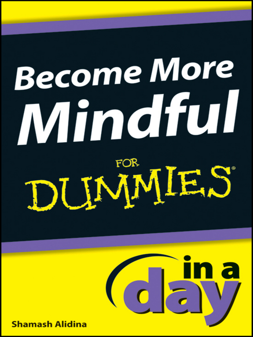 Title details for Become More Mindful In a Day For Dummies by Shamash Alidina - Available